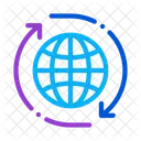 Welt Internet Netzwerk Symbol