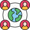 Globale Benutzer  Symbol