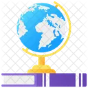 Globales Lernen Internationales Lernen Weltweites Lernen Symbol