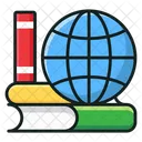 Fernunterricht Online Schulung Globales Lernen Symbol