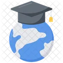 Globale Bildung Abschluss Studium Symbol