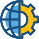 Global Einstellung Internet Symbol