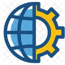 Global Einstellung Internet Symbol