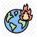 Globale Erwärmung  Symbol