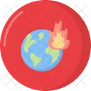 Globale Erwärmung  Symbol