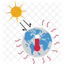 Schmilzt Global Erwarmung Symbol