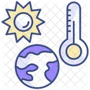 Globale Erwärmung  Symbol
