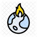 Feuer Heiss Welt Symbol