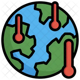 Globale Erwärmung  Symbol