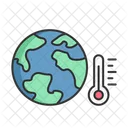 Globale Erwärmung  Symbol