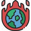 Globale Erwärmung  Symbol