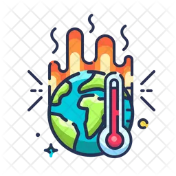 Globale Erwärmung  Symbol