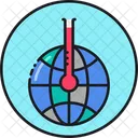 Globale Erwarmung Globale Temperatur Warm Symbol