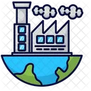 Globale Fabrik Global Player Fabrik Symbol