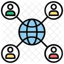 Global Gemeinschaft Netzwerk Symbol