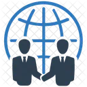 Global Geschaft Kommunikation Symbol