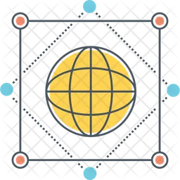 Globale Infrastruktur  Symbol