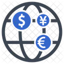 Wahrung Finanzen Globale Investitionen Icon