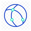 Iglobale Kommunikation Globale Kommunikation Globale Verbindung Symbol