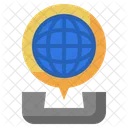 Globale Kommunikation  Symbol