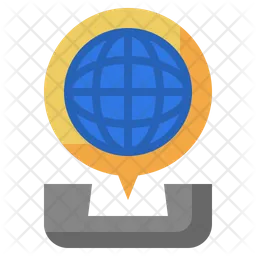 Globale Kommunikation  Symbol