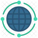 Globale Kommunikation  Symbol