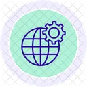 Globales Konfigurationszeilensymbol Symbol