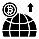 Bitcoin Kryptowahrung Wahrung Icon