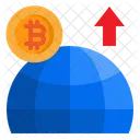 Bitcoin Kryptowahrung Wahrung Icon