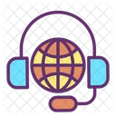 Globaler Kundenservice Globaler Kundenservice Kundenbetreuung Icon