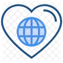 Globale Liebe  Symbol