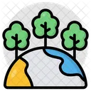 Globales Oko Globale Okologie Globales Blatt Symbol
