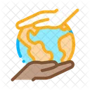 Globale Pflege  Symbol