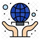 Globale Pflege  Symbol