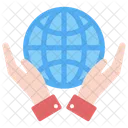 Globale Pflege  Symbol