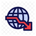 Global Rezession Krise Symbol