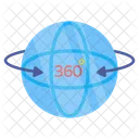 Globale Rotation  Symbol