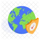 Global Sicherheit Welt Icon