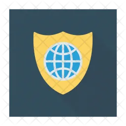 Globale Sicherheit  Symbol