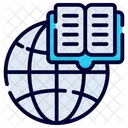 Globale Studie Bildung Buch Symbol