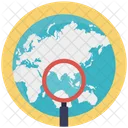 Global Suche Globus Icon