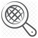 Globale Analyse Globale Suche Weltweite Suche Symbol