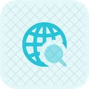 Globale Suche Browsersuche Internetsuche Icon