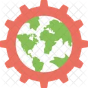 Global Technologie Globus Symbol