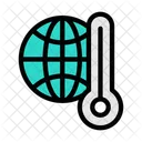 Temperatur Erde Thermometer Symbol