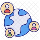Globale Verbindung Symbol