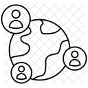 Globale Verbindung Symbol
