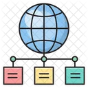 Netzwerk Verbindung Global Icon