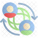 Globale Verbindung  Symbol