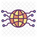 Iglobe Globale Vernetzung Globusverbindung Symbol